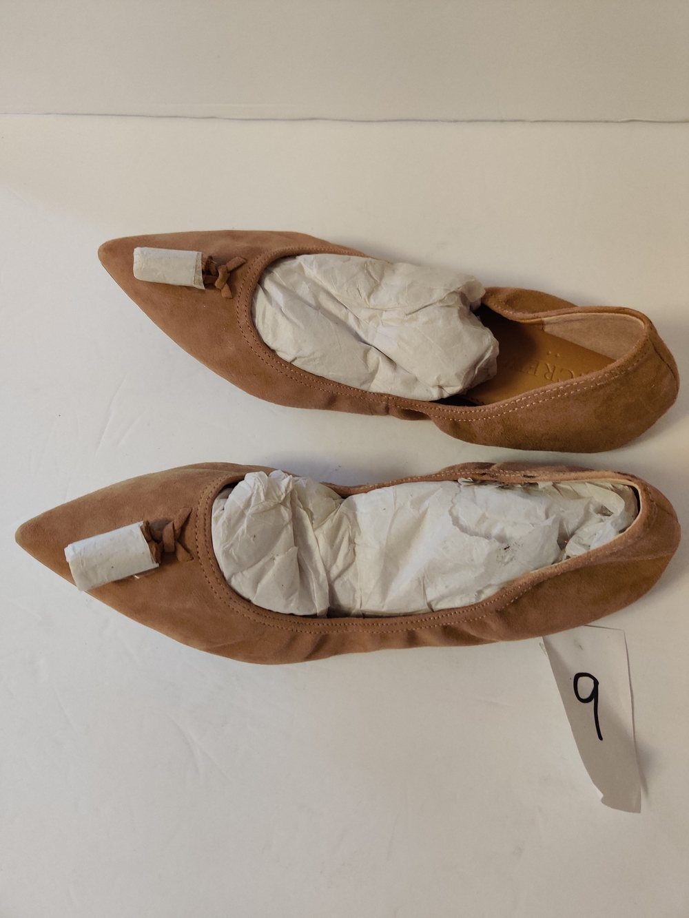 New J.Crew Lottie Tassel Ballet Flats Brown